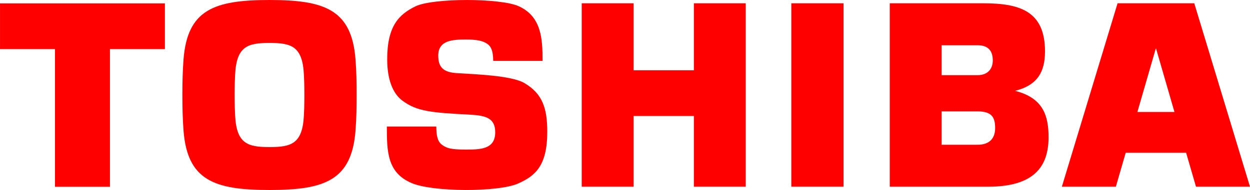 Logo firmy Toshiba.
